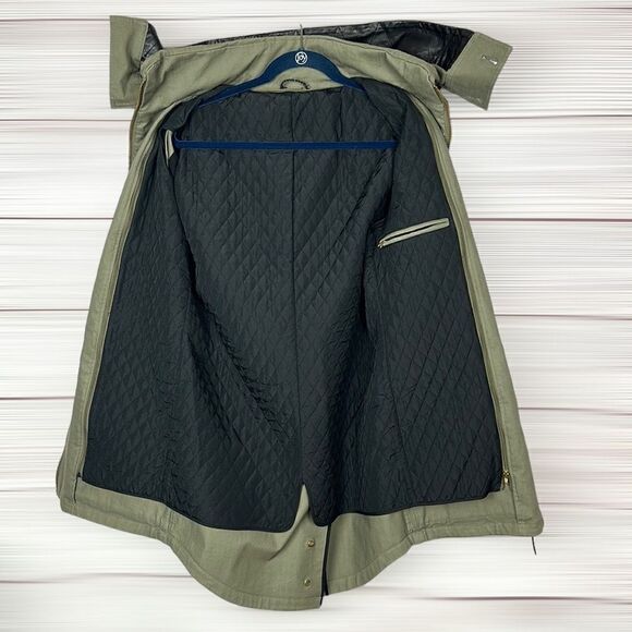 MACKAGE Montreal Zip Front Hooded Jacket with Leather Sleeves Removable Lining M - Picture 7 of 15